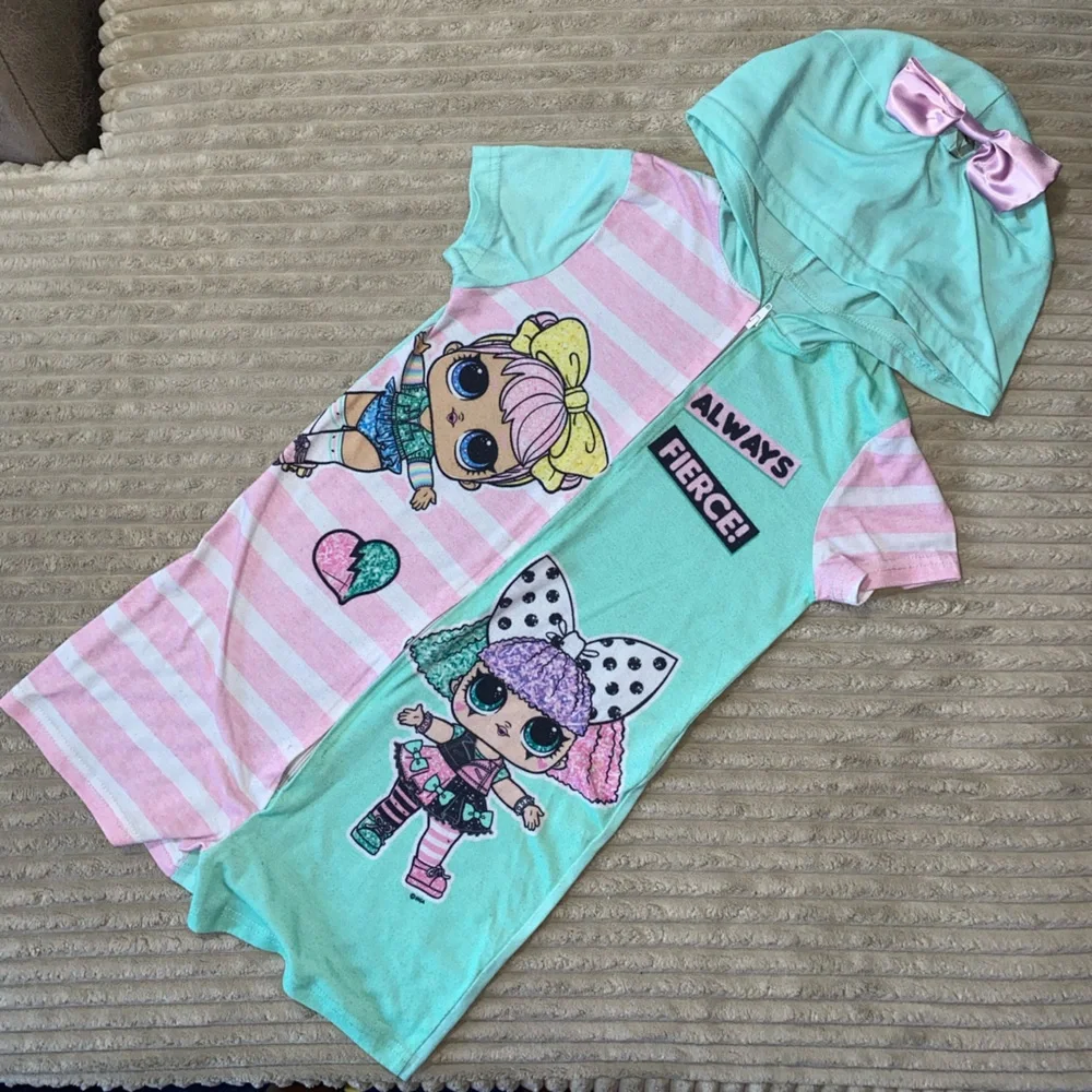 LOL Surprise! Hooded One-Piece Pajamas - Size S (6/6X) - So Cozy! ✨